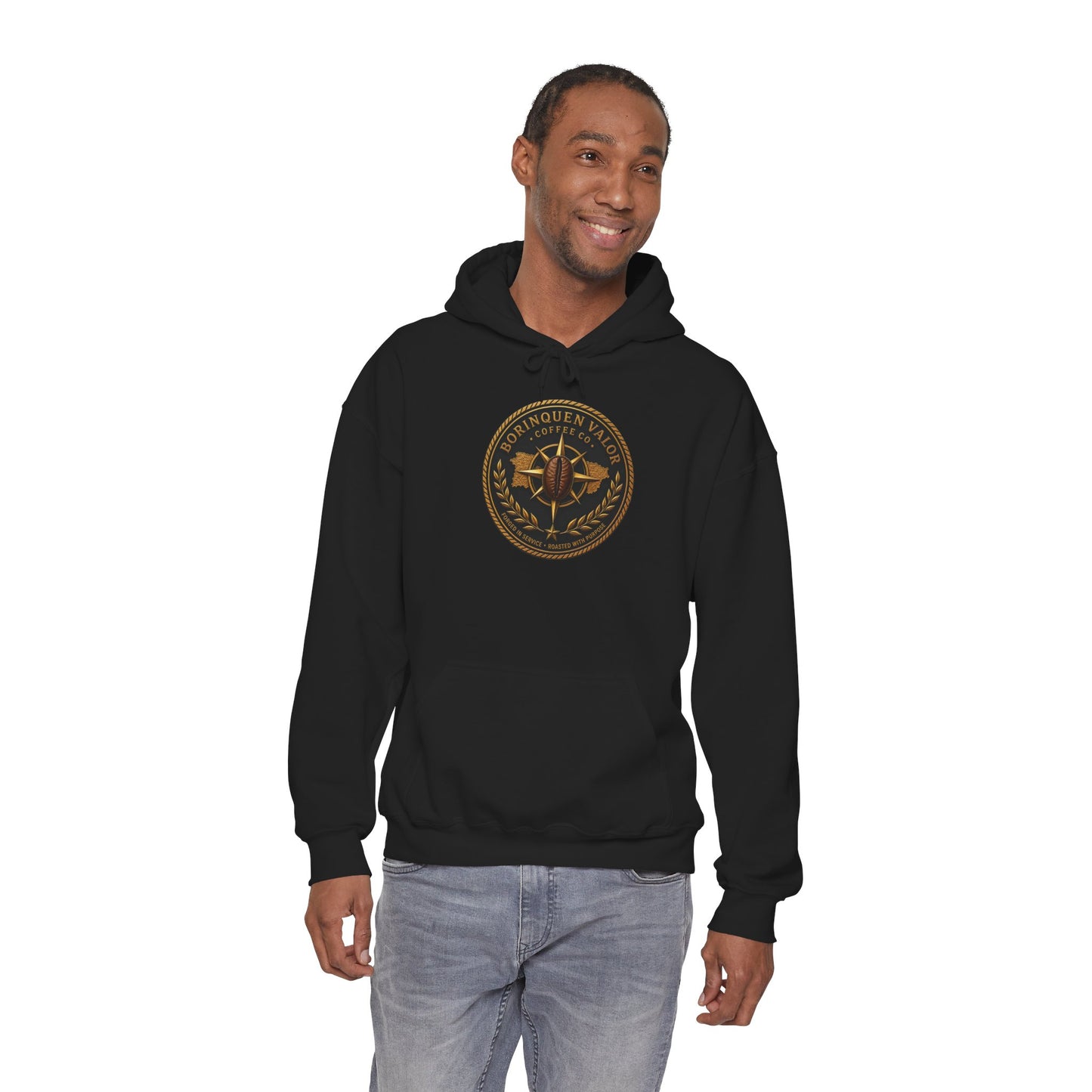 Borinquen Valor Signature Hoodie — Service & Heritage