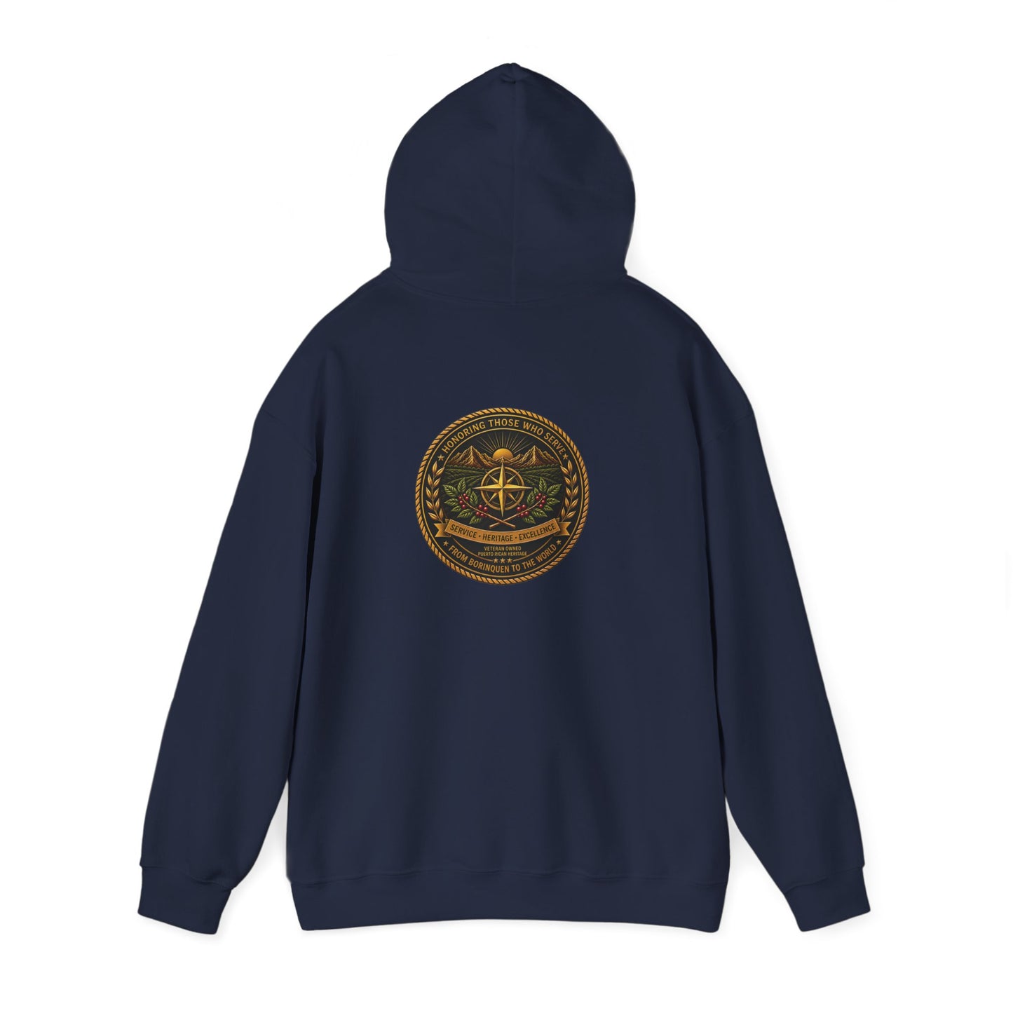 Borinquen Valor Signature Hoodie — Service & Heritage