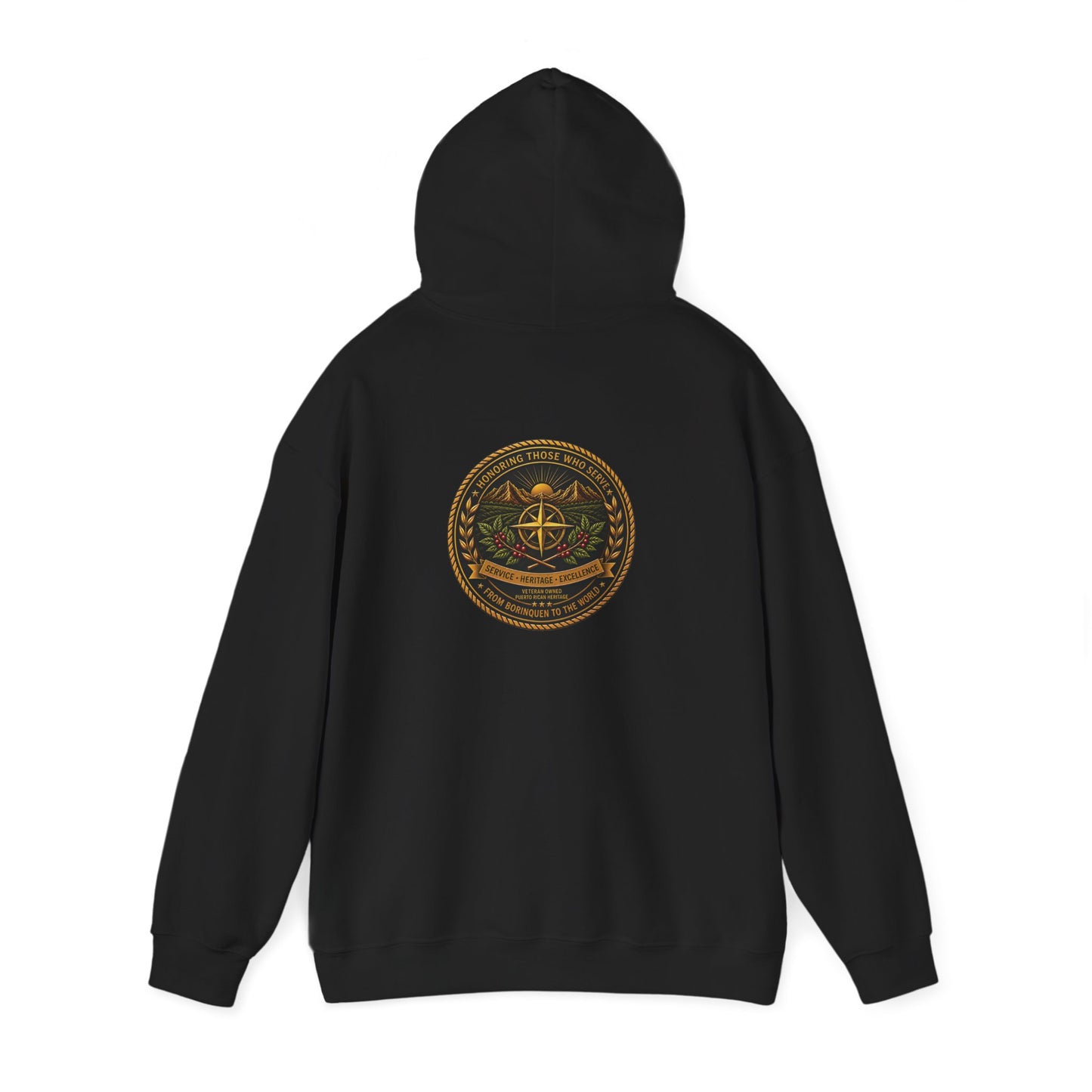 Borinquen Valor Signature Hoodie — Service & Heritage