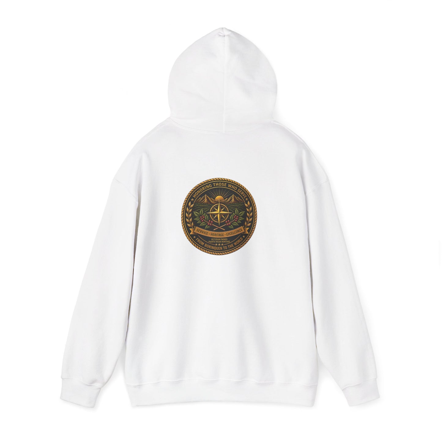 Borinquen Valor Signature Hoodie — Service & Heritage