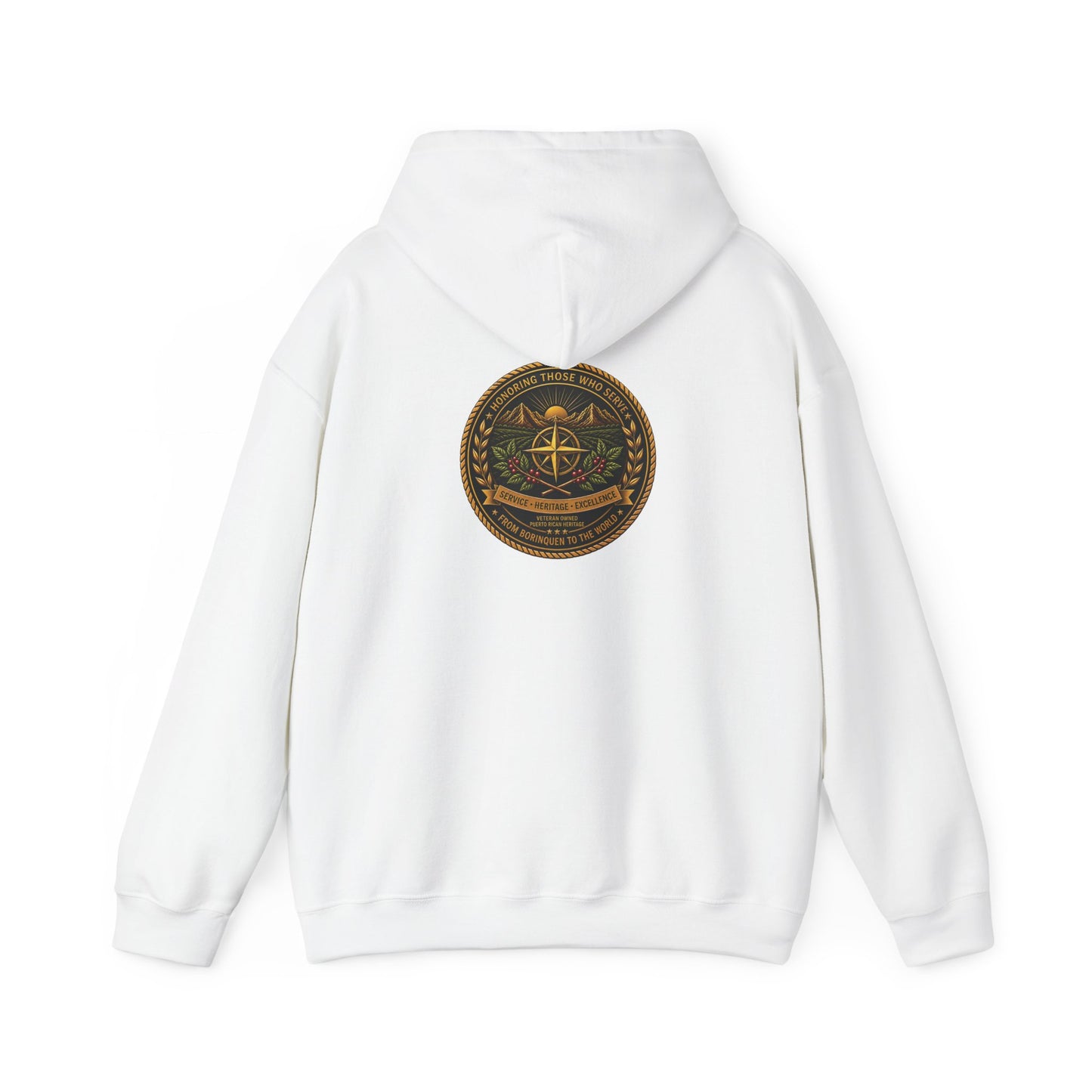 Borinquen Valor Signature Hoodie — Service & Heritage