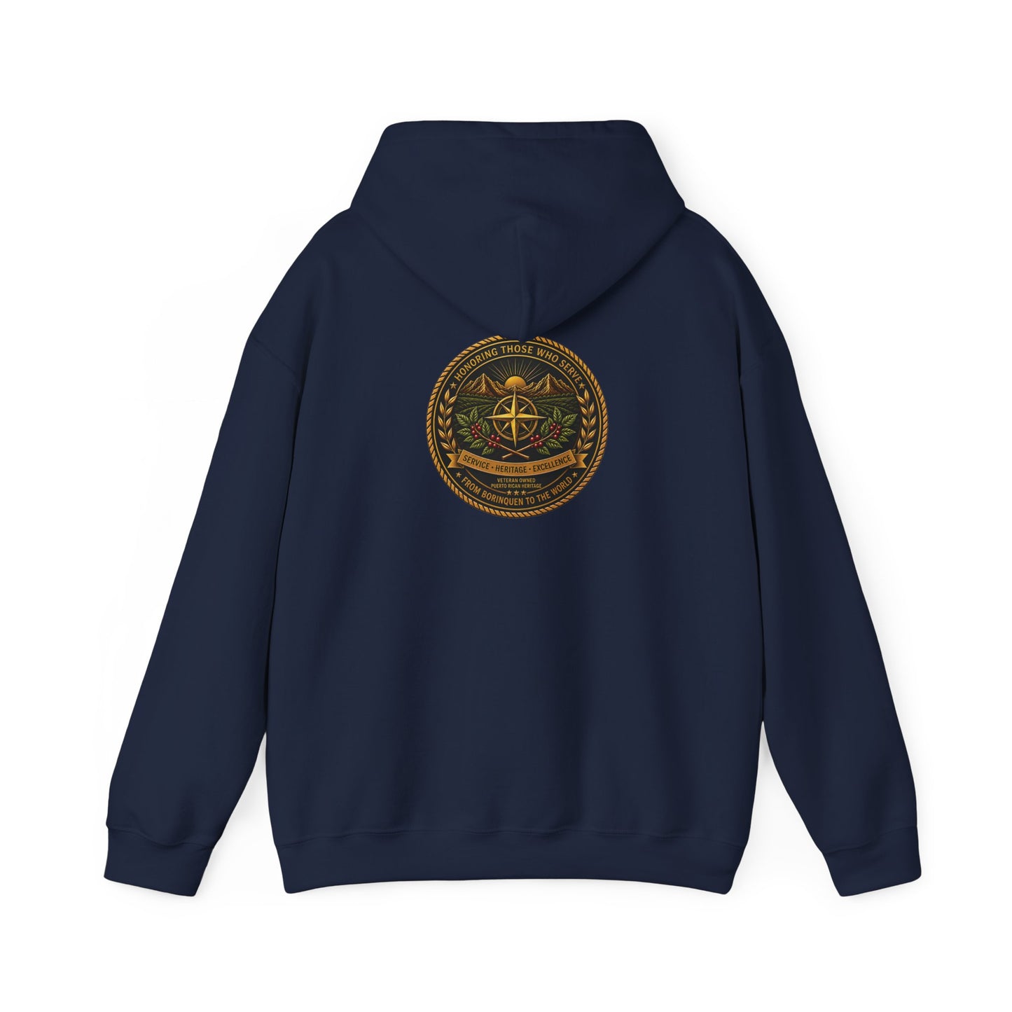 Borinquen Valor Signature Hoodie — Service & Heritage