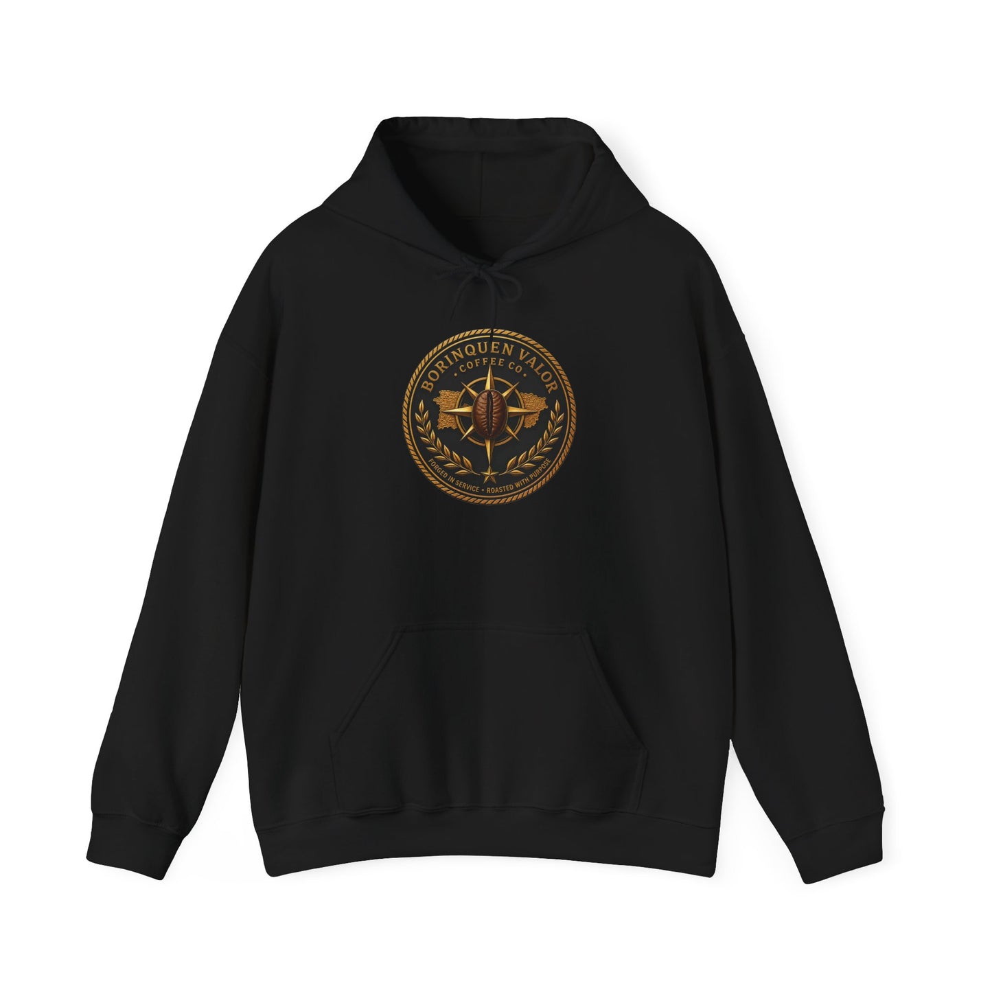 Borinquen Valor Signature Hoodie — Service & Heritage